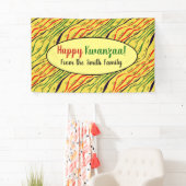 Kwanzaa Holiday Persoonlijk Spandoek (Insitu)