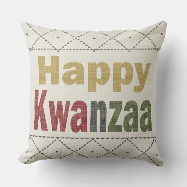Kwanzaa Home Decor Sierkussen (Voorkant)