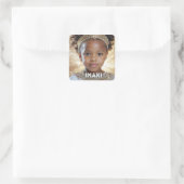 KWANZAA - IMANI - VIERKANTE STICKER (Tas)