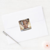 KWANZAA - IMANI - VIERKANTE STICKER (Envelop)