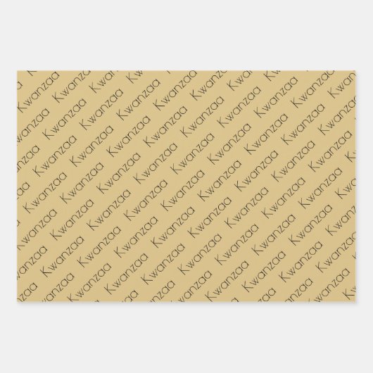 Kwanzaa Inpakpapier Vel (Voorkant 3)