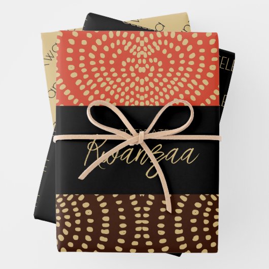 Kwanzaa Inpakpapier Vel (In situ)