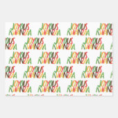 Kwanzaa inpakpapier vellen (set van 3 vellen) (Voorkant 3)