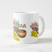 Kwanzaa kaarsen - grote koffiekop (Voorkant rechts)