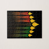kwanzaa kaarsen legpuzzel (Horizontaal)