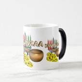 Kwanzaa kaarsen - magische mok (Voorkant rechts)