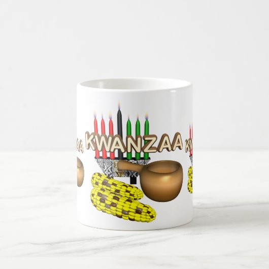 Kwanzaa kaarsen - magische mok (Center)