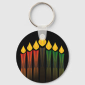 kwanzaa kaarsen sleutelhanger (Voorkant)