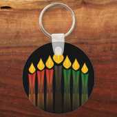 kwanzaa kaarsen sleutelhanger (Voorkant)