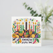Kwanzaa kaart (Staand voorkant)