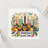 Kwanzaa kaart (Voorkant / Achterkant in situ)