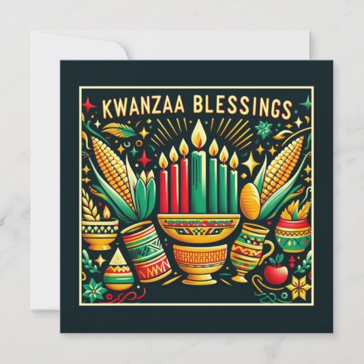 Kwanzaa  kaart (Voorkant)