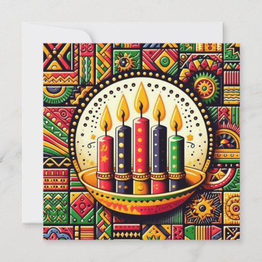 Kwanzaa  kaart (Voorkant)