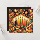 Kwanzaa  kaart (Voorkant / Achterkant in situ)