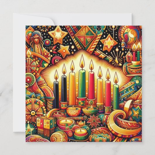 Kwanzaa  kaart (Voorkant)