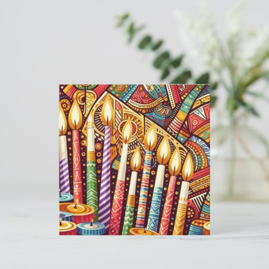 Kwanzaa kaart (Staand voorkant)