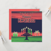 Kwanzaa  kaart (Voorkant / Achterkant in situ)