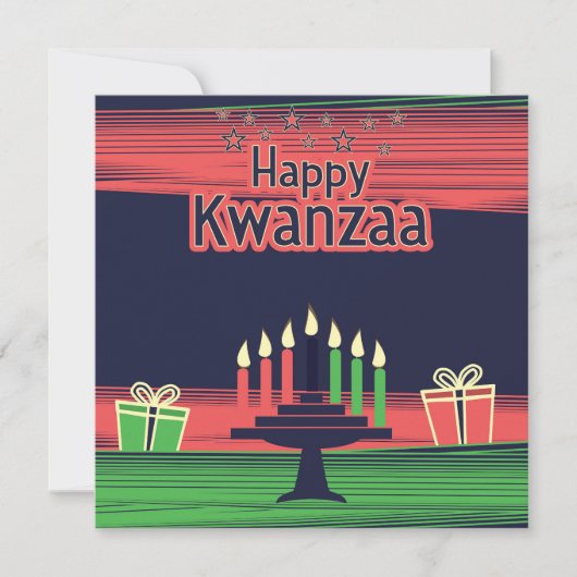 Kwanzaa  kaart (Voorkant)