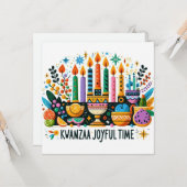 Kwanzaa Kaart (Voorkant / Achterkant in situ)