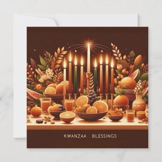 Kwanzaa  kaart (Voorkant)