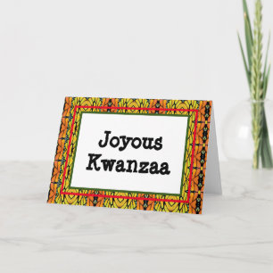 Kwanzaa-kaart - Joyous #10 Feestdagen Kaart