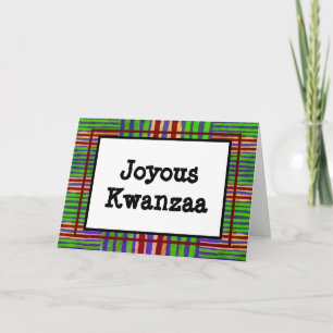 Kwanzaa-kaart - Joyous #14 Feestdagen Kaart