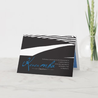 Kwanzaa Kaart Kuumba