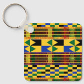 Kwanzaa Kenta Cloth Sleutelhanger (Voorkant)