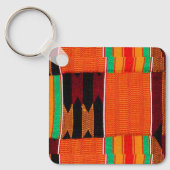 Kwanzaa Kenta Cloth Sleutelhanger (Voorkant)