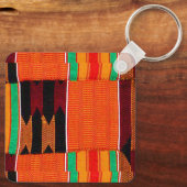 Kwanzaa Kenta Cloth Sleutelhanger (Achterkant)