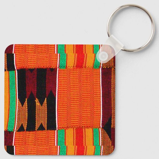 Kwanzaa Kenta Cloth Sleutelhanger (Achterkant)