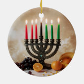 KWANZAA KERAMISCH ORNAMENT (Achterkant)