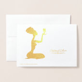 Kwanzaa Kinara Candles and First Fruits Message Folie Kaarten (Met envelop)