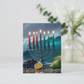 KWANZAA - KINARA en MAZAO - Briefkaart (Staand voorkant)