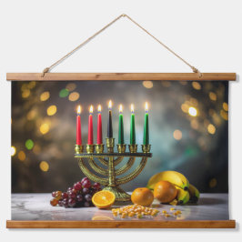 KWANZAA - KINARA -  HANGEND WANDKLEED