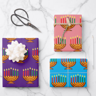 Kwanzaa Kinara Inpakpapier Vel