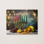 KWANZAA - KINARA -  LEGPUZZEL (Horizontaal)