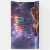 KWANZAA - KINARA - MISHUMAA SABA -  SPANDOEK (Verticaal)