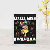 Kwanzaa - Kleine Kwanzaa-meisje Kaart (Gele Bloem)