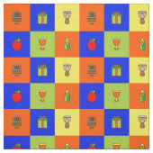 kwanzaa kleurblokstof stof (Swatch)