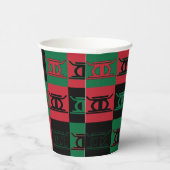 Kwanzaa Kujichagulia Paper cup Papieren Bekers (Rechts)