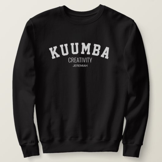 Kwanzaa KUUMBA Creativiteit Gepersonaliseerd Trui (Design voorkant)