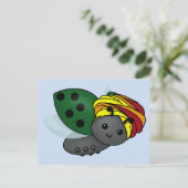 Kwanzaa Ladybug Briefkaart (Staand voorkant)