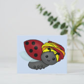 Kwanzaa Ladybug Briefkaart (Staand voorkant)