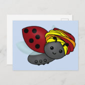 Kwanzaa Ladybug Briefkaart (Voorkant / Achterkant)