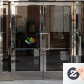 Kwanzaa Ladybug Window Cling Raamsticker (Kantoordeur)