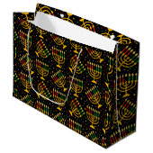 Kwanzaa Large Gift Bag Groot Cadeauzakje (Voorkant Gekanteld)