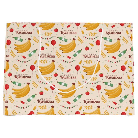 Kwanzaa Large Gift Bag Groot Cadeauzakje (Voorkant)