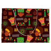Kwanzaa Large Gift Bag Groot Cadeauzakje (Achterkant)