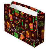Kwanzaa Large Gift Bag Groot Cadeauzakje (Achterkant Gekanteld)